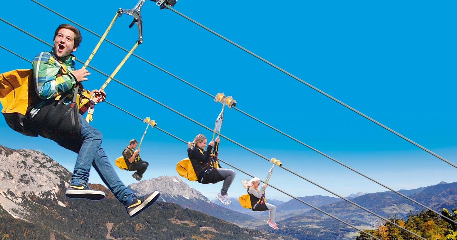 Zipline am Stoderzinken