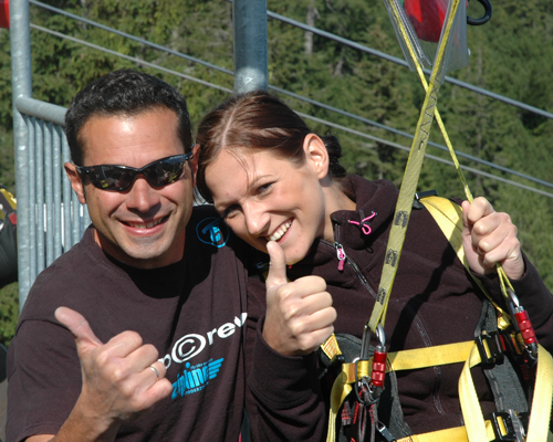 Zipline Stoderzinken - Start